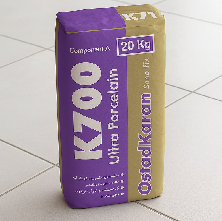 خرید و قیمت چسب کاشی پرسلان k700 (20کیلوگرم)