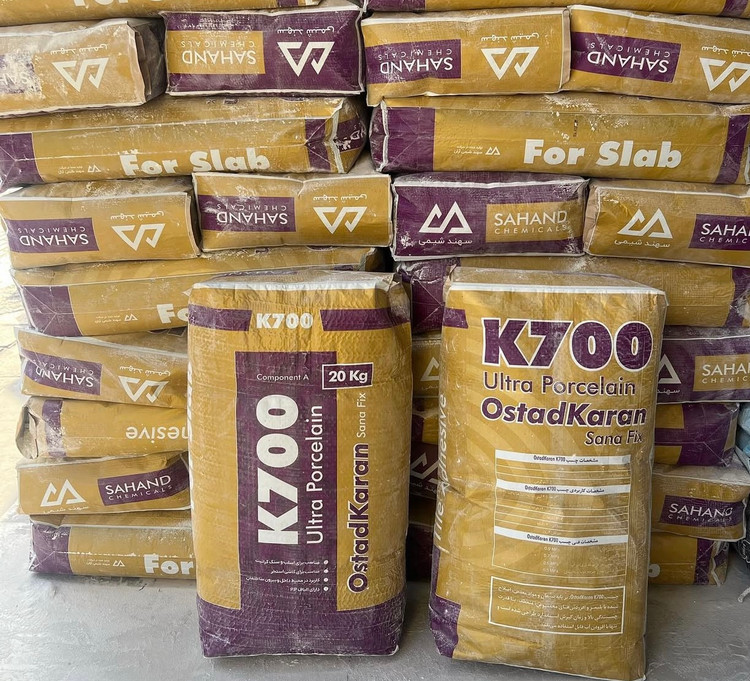 خرید و قیمت چسب کاشی پرسلان k700 (20کیلوگرم)