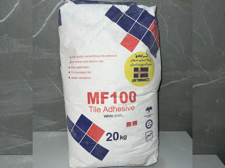چسب کاشی پودری mf100 تراکو